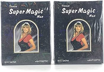 Amazon.co.jp: Super Magic Man Wet Tissue Box of 12 (Pack of